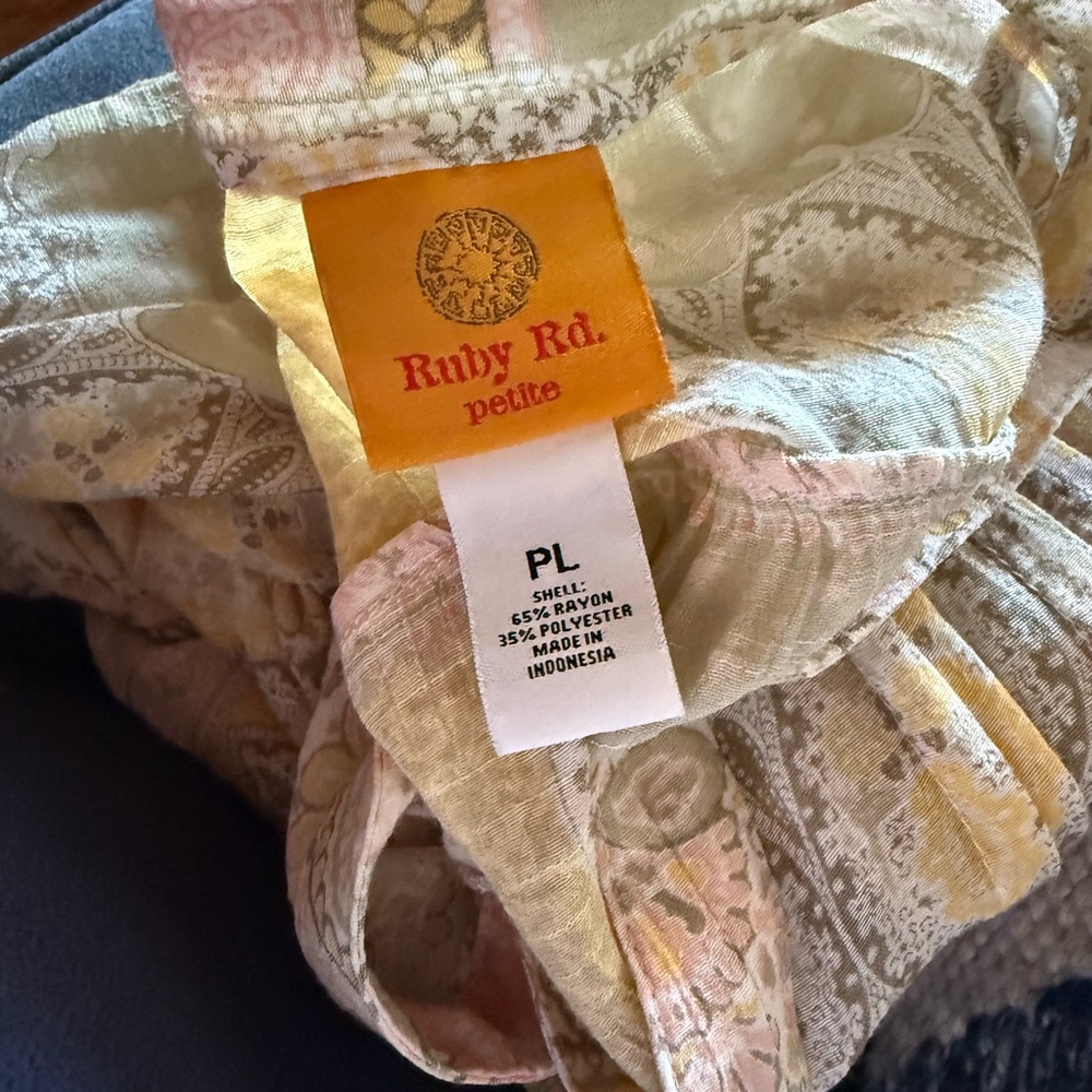 Ruby Rd. Multicolor Patchwork Blouse - Picture 5 of 5